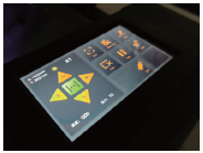 Режущий плоттер VULCAN SC-350: удобная сенсорная панель управления