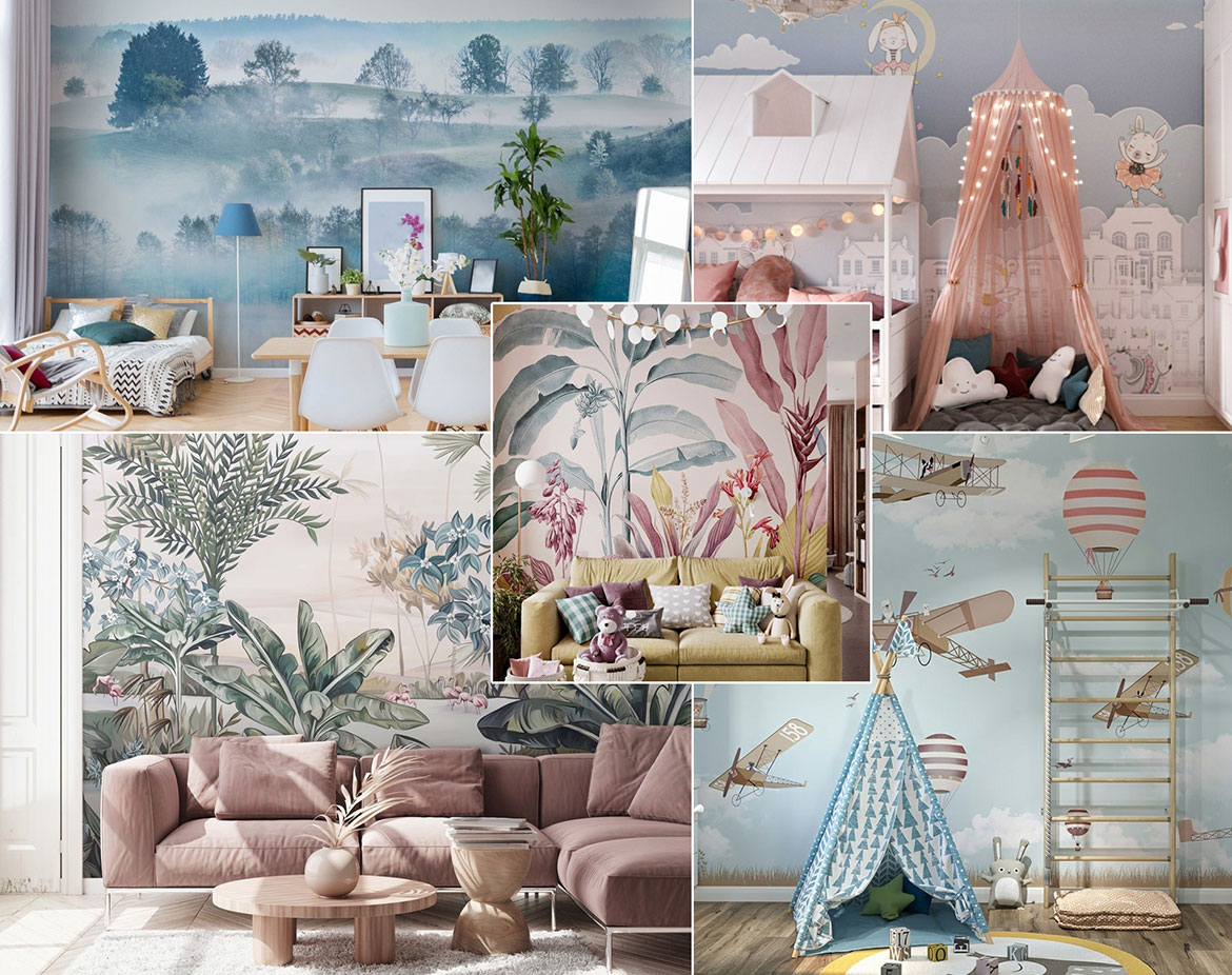 Примеры работ сольвентного принтера ARK-JET Sol 1600 Новый ARK-JET Sol 1600 для печати дизайнерских обоев в Москве