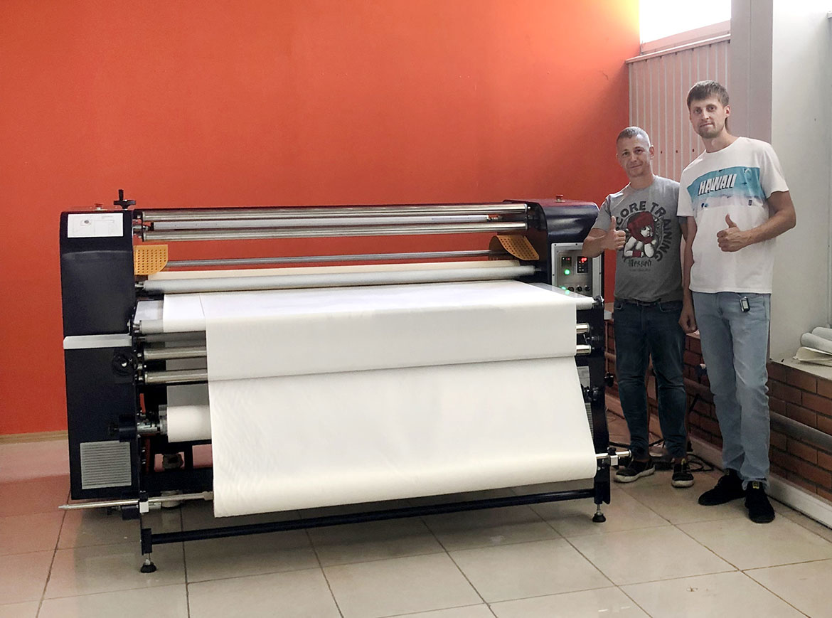 Запуск каландрового термопресса HOTA на производстве аниме-товаров