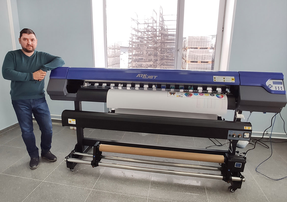 Инсталляция ARK-JET SOL 1600 в компании "Боше" из Тюмени