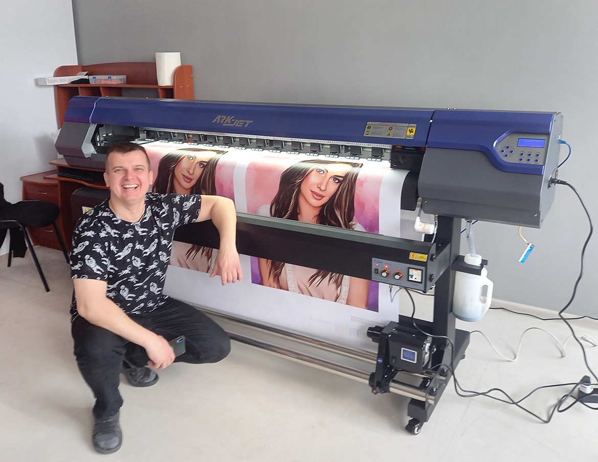 Запуск ARK-JET SOL 1600 на производстве репродукций и портретов Запуск ARK-JET SOL 1600 на производстве репродукций и портретов